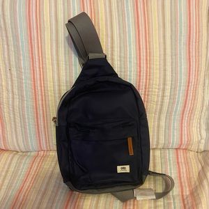Ori London Navy Sling Bag, large, brand new with tags and original packaging